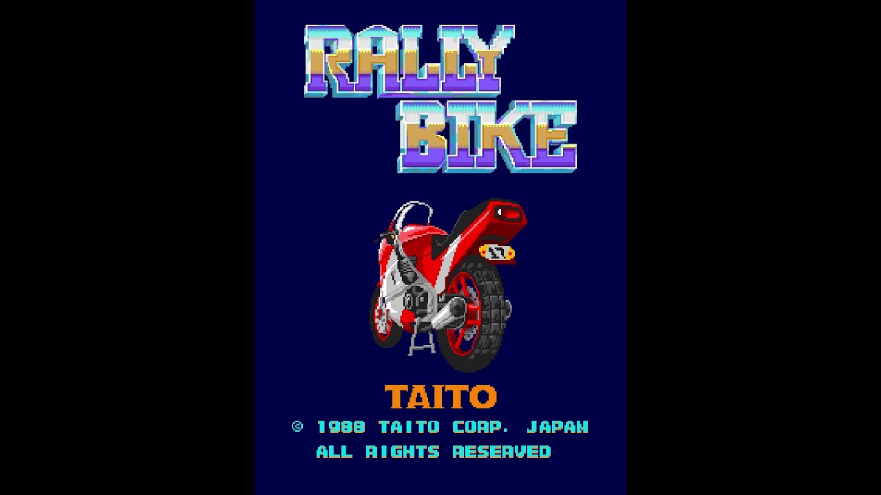 Rally Bike. (ダッシュ野郎 ). [Arcade - Toaplan, VISCO, SPS, Taito]. (1988). 1CC. 60Fps.