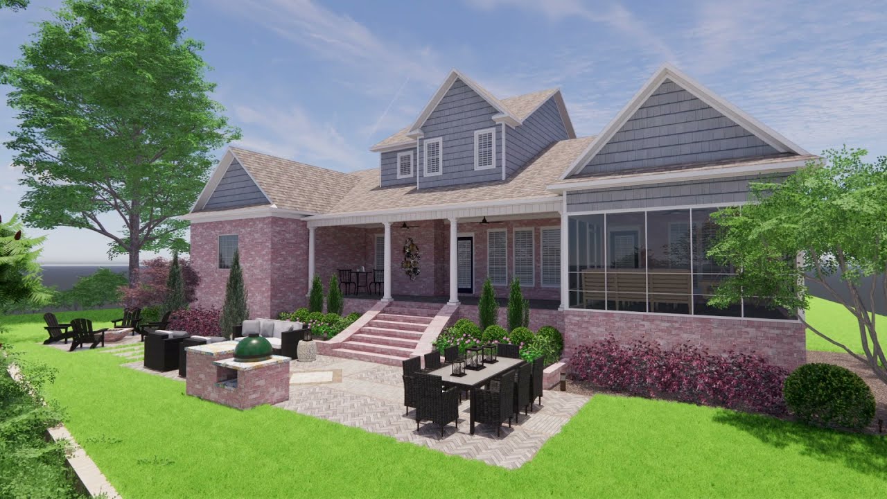 New Bern, North Carolina Residence - Elena Ruth Landscape Design