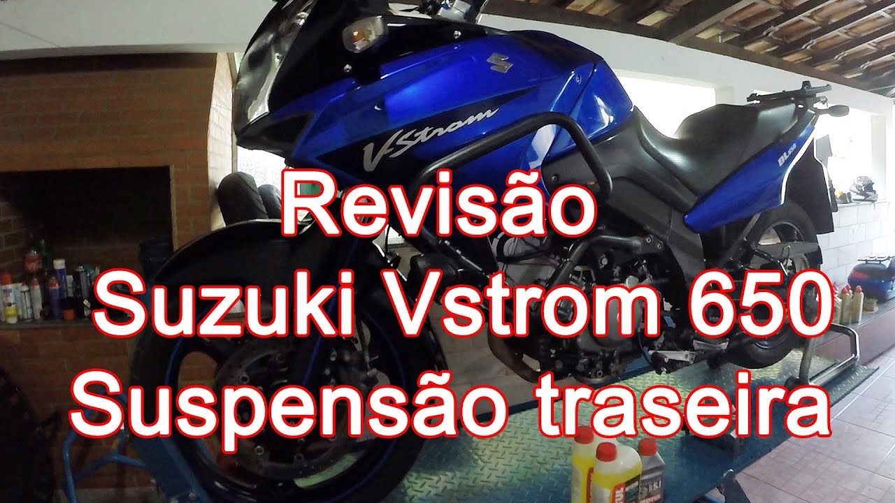 Revisão Geral Vstrom 650 DL650 serviço balança