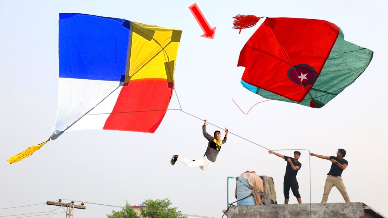 Pari Kite Cutting Catch Umar Haveli | Pari Kite Flying