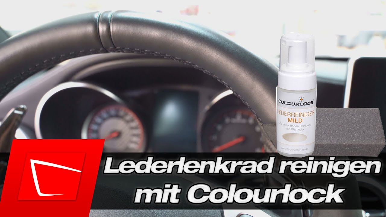 So reinigst du dein Lederlenkrad mit dem Colourlock Glattleder Pflegeset - glattes und mattes Finish