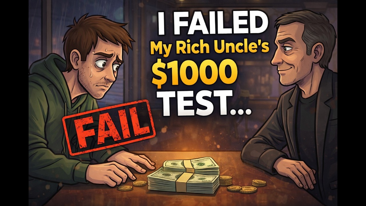 The day i failed my rich uncle $1000 Test Because I Thought Like a Poor Man