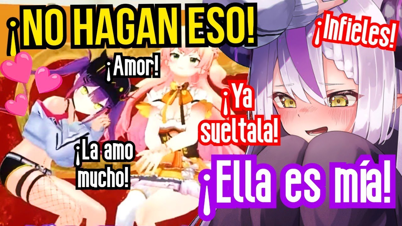 Laplus se pone celosa al ver a Towa siendo amorosa con Nene CUMPLE SU FANTASIA【Hololive sub español】