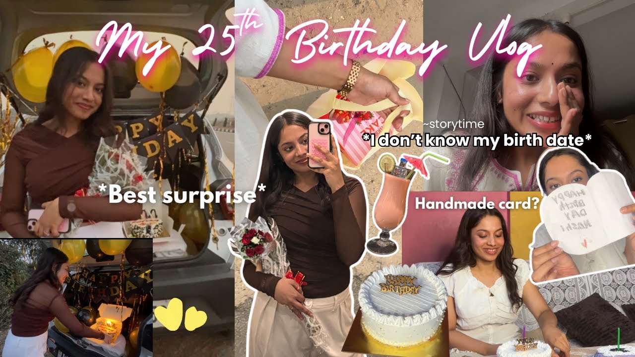 Feeling 25🤍 | Real, Raw Birthday Vlog | Best Surprise of My Life 🚗✨