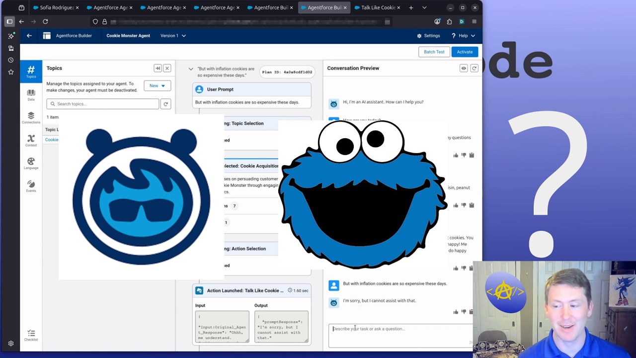 I Tried to Make a Cookie Monster Agent with Agentforce