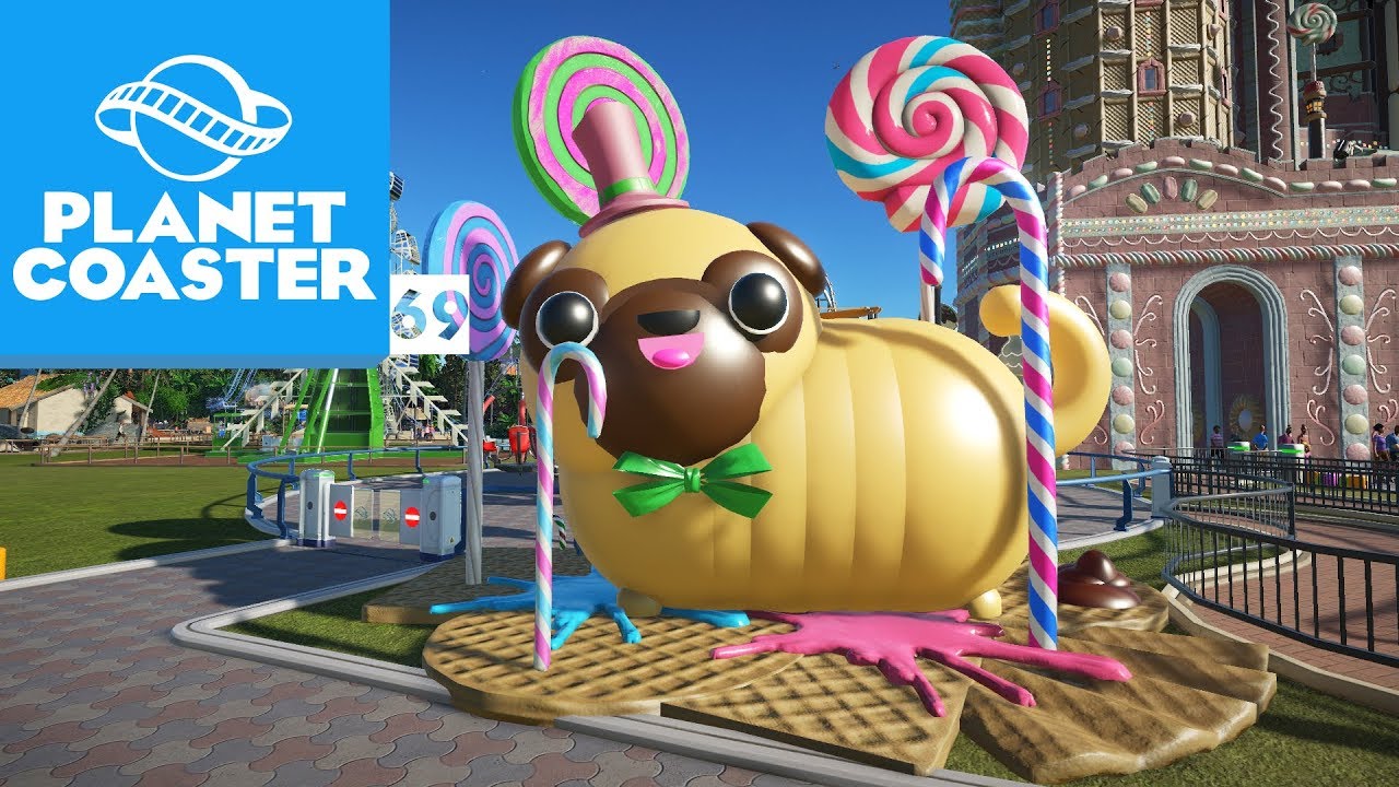 UM PUG INVADIU O PARQUE DE DIVERSÕES  | Planet Coaster #69