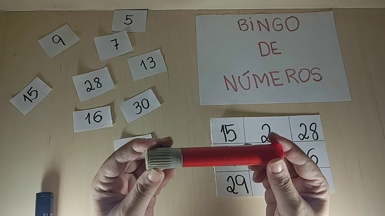 Confeccionando jogo de bingo - Infantil B