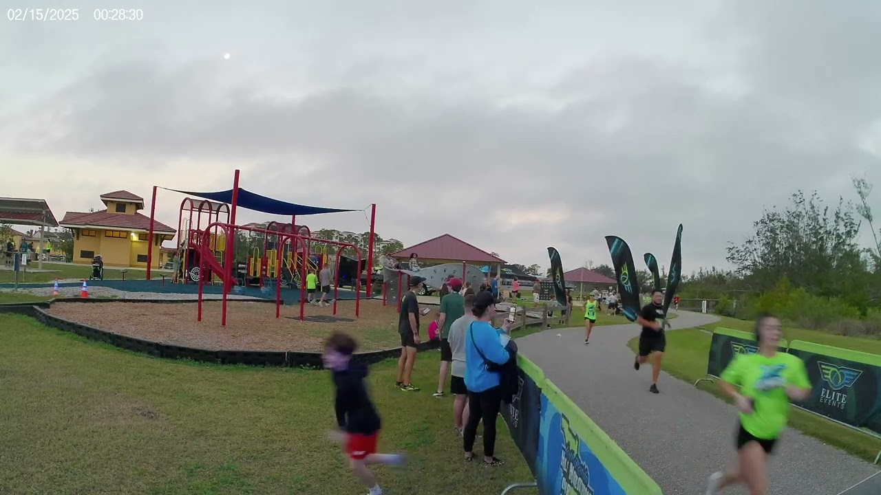 Venice Half Marathon & 5k Finish Video 2025