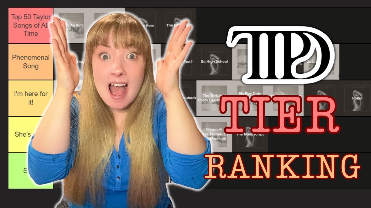 Swiftie Tier Ranks every song on The Tortured Poets Department - That was hard!!!