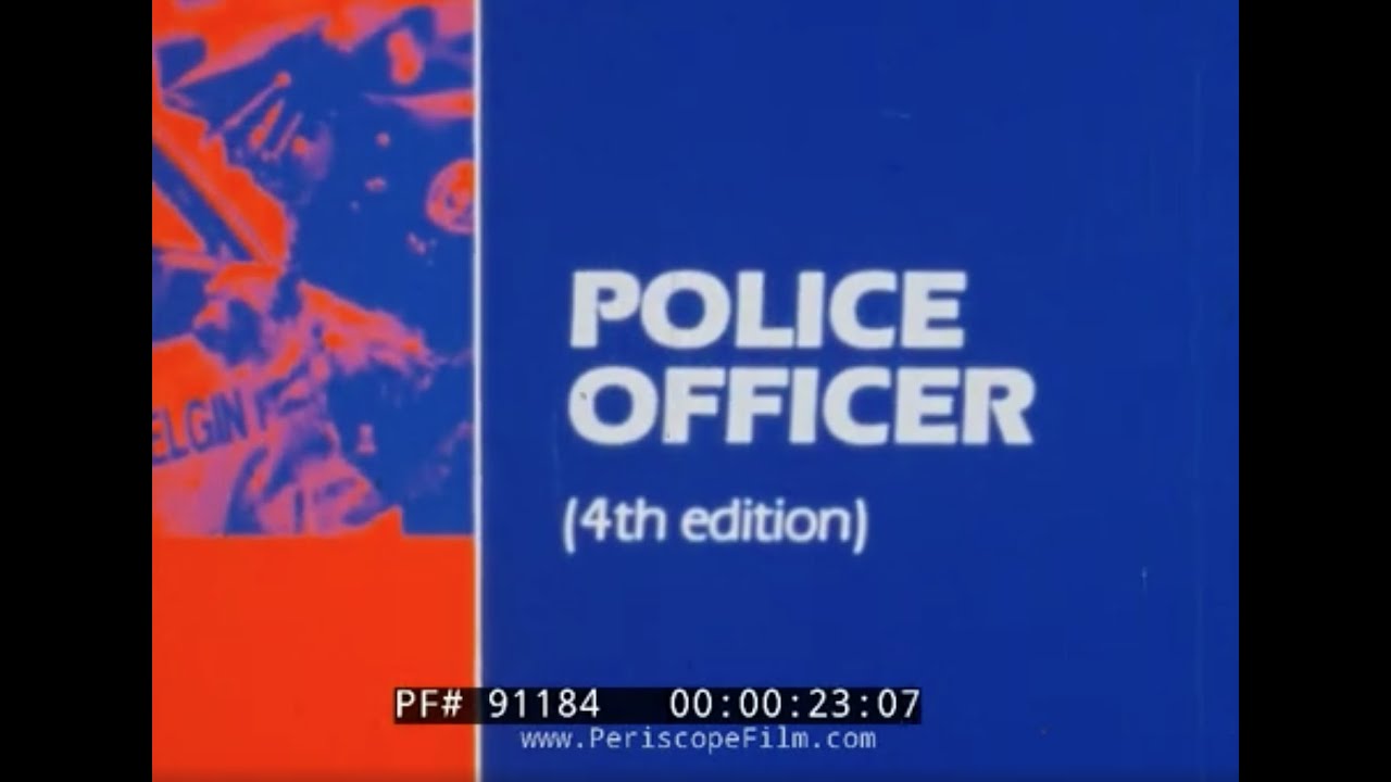 “POLICE OFFICER”  1980s EDUCATIONAL FILM   ANIMAL CONTROL  ELGIN, ILLINOIS POLICE DEPARTMENT  91184