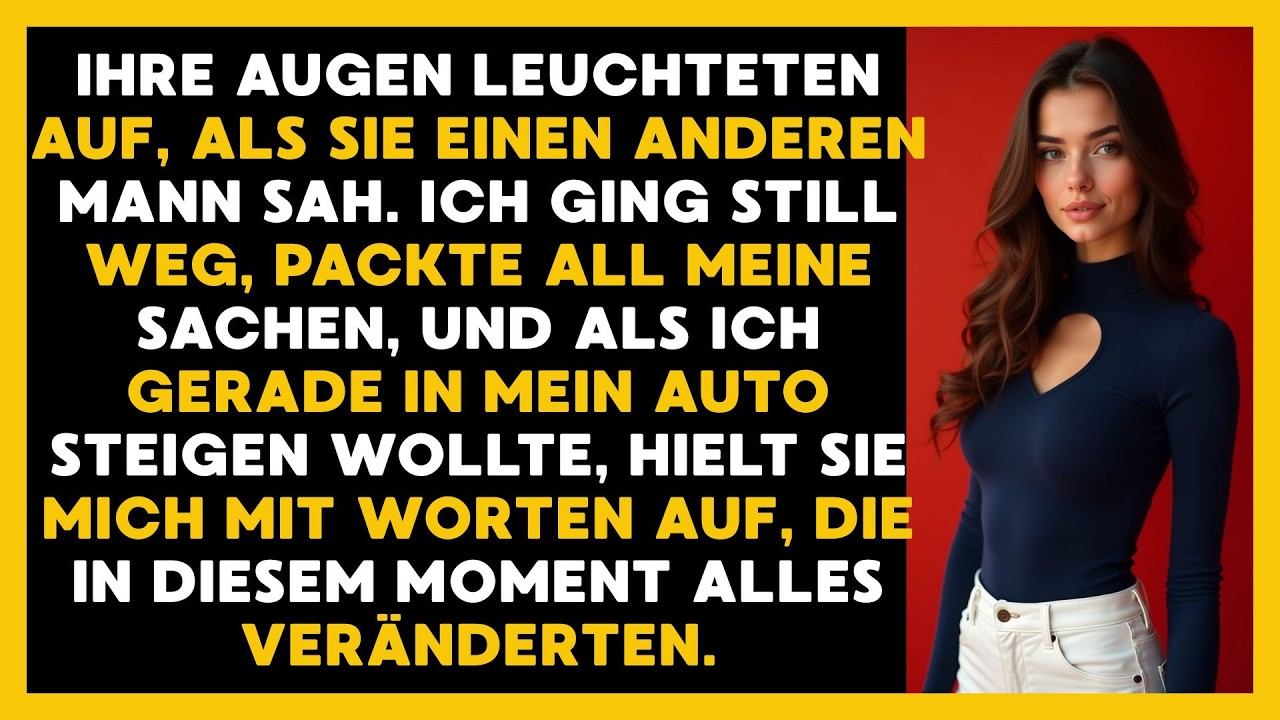 Ich Sah Sie Für Einen Anderen Mann Strahlen – Ich Ging Still, Doch Sie Rief Meinen Namen