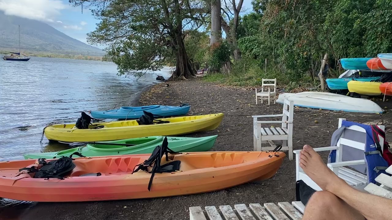 Playa Mangos Isla Ometepe, Volcán Maderas, Febrero 2026