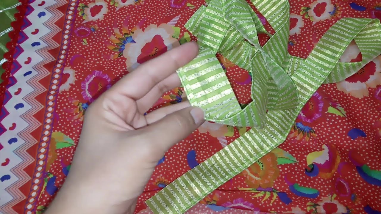 How To Attach Fancy Dori Piping on Slits (Chaak) of Kurti/Kameez || Piping lagane Ka Asan Tarika ||