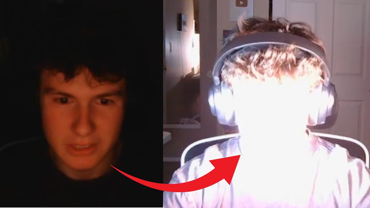 I coded my pc to shine lights into my eyes