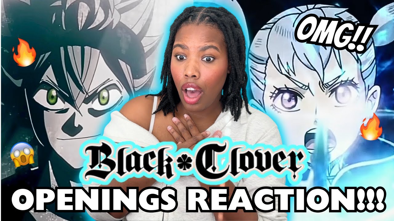 I WASN'T READY FOR THIS! BLACK CLOVER Openings 1-13 REACTION!
