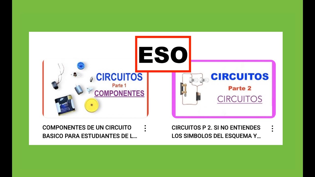 TRABAJOS DE TECNOLOGIA (ESO). CIRCUITOS, COMPONENTES.