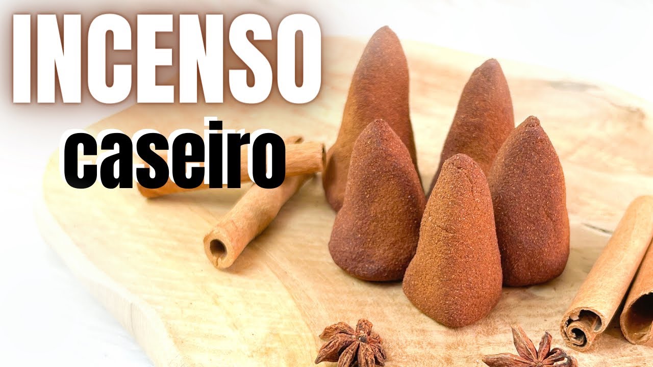 INCENSO CONE CASEIRO | INCENSO NATURAL  SÓ 2 INGREDIENTES