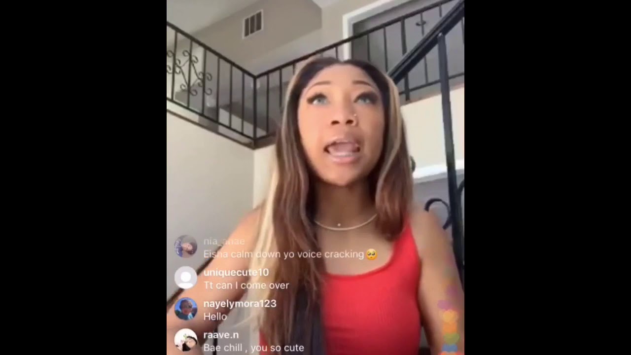 EISHA TALKS ABOUT NYEMA WITH GUTTA ON LIVE! SHE THREATENS DEATH!
