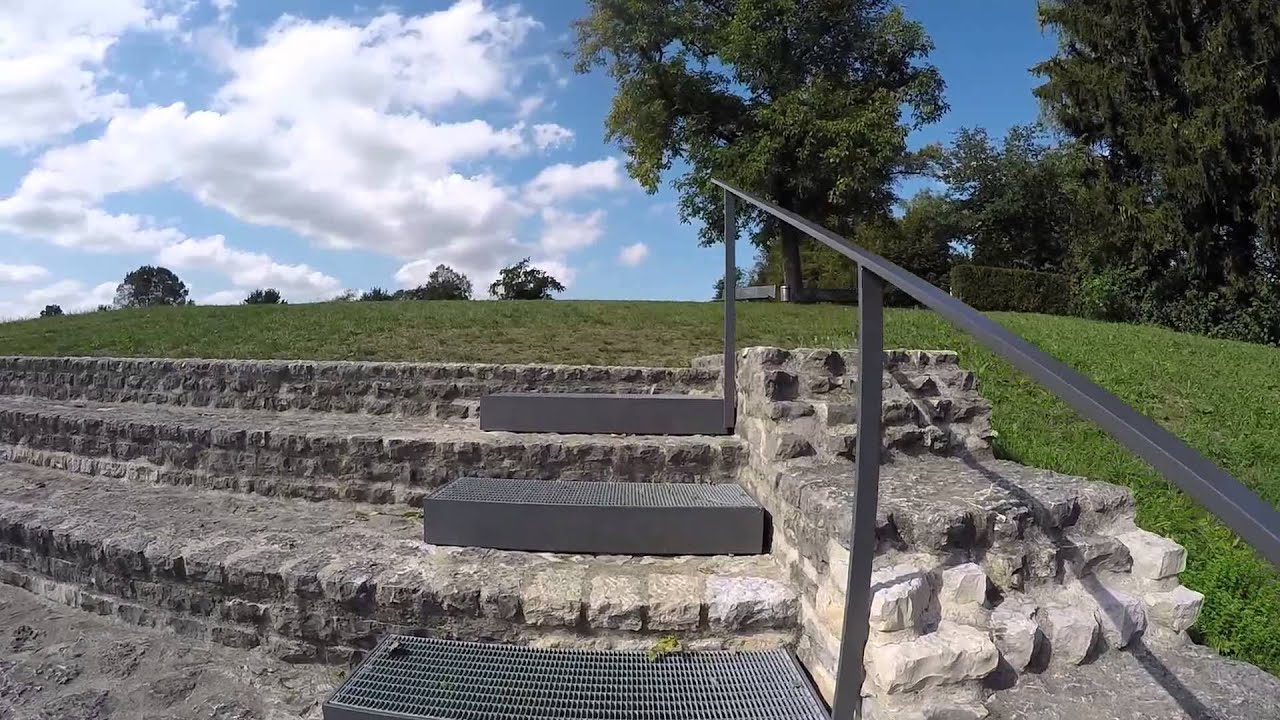 STREET VIEW: Das Museum in AUGUSTA RAURICA bei Kaiseraugst in SWITZERLAND