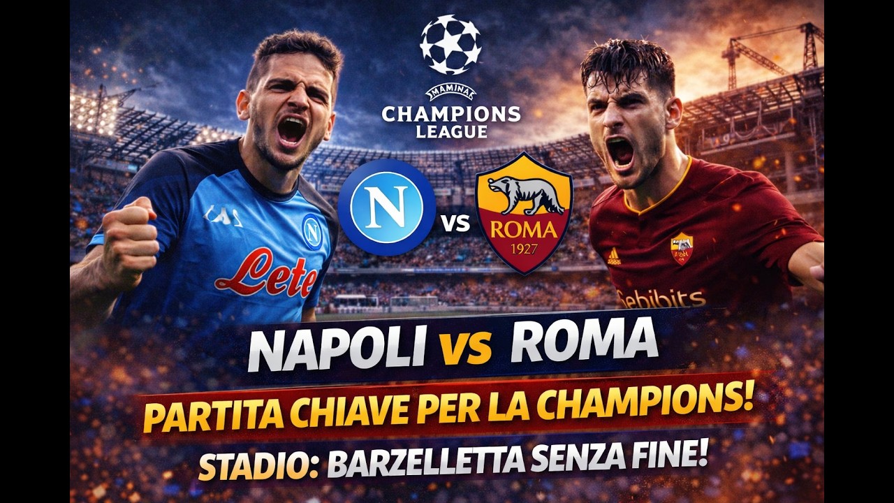 PARTITA DA DENTRO O FUORI! 🔥 Napoli–Roma Vale la Champions… e lo Stadio è uno SCANDALO