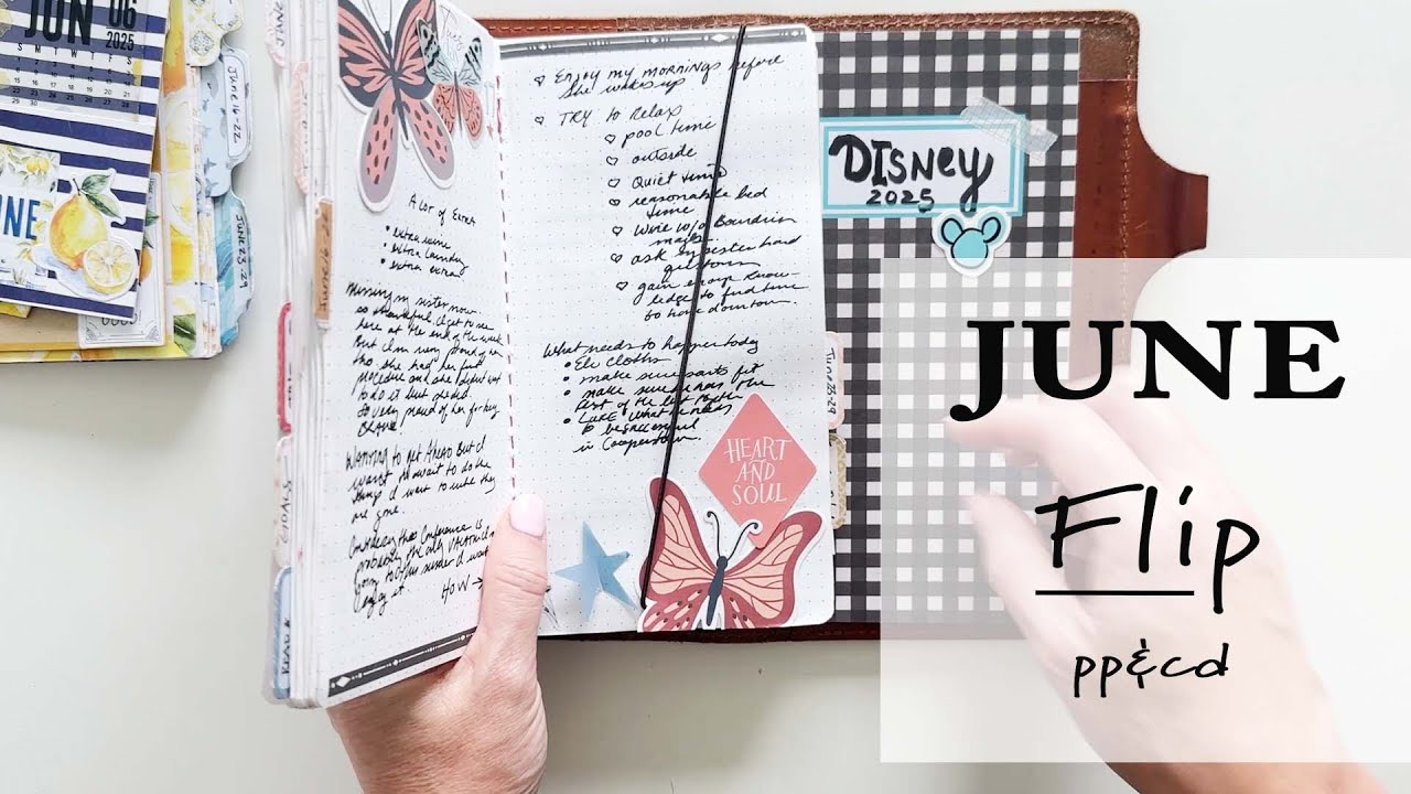 June Flip Through | Travelers Notebooks #travelersnotebook #cocoadaisy #plannerperfect