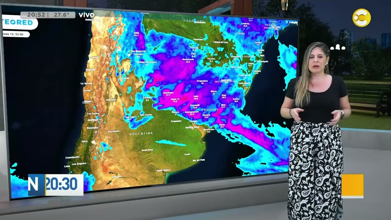 El tiempo en el país, por Cindy Fernández | N20:30 | 11-02-26