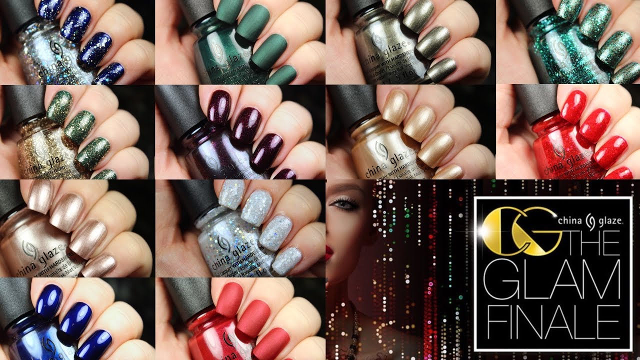 China Glaze The Glam Finale | Live Application + Dupes