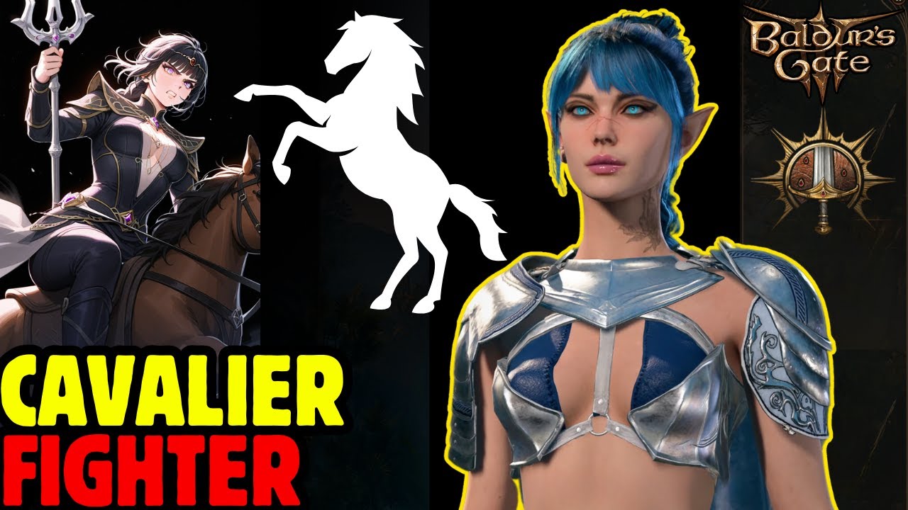 LEVEL 20 CAVALIER Fighter Mod Build - Baldur's Gate 3