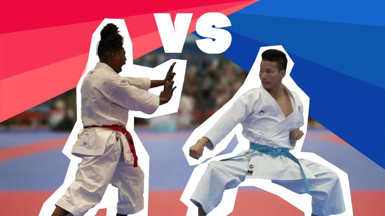 Mophuting Kagiso (BWA) vs Tarium Bake (IND) - FINALE KATA UNDER 21YRS MALE - BIRMINGHAM 2022