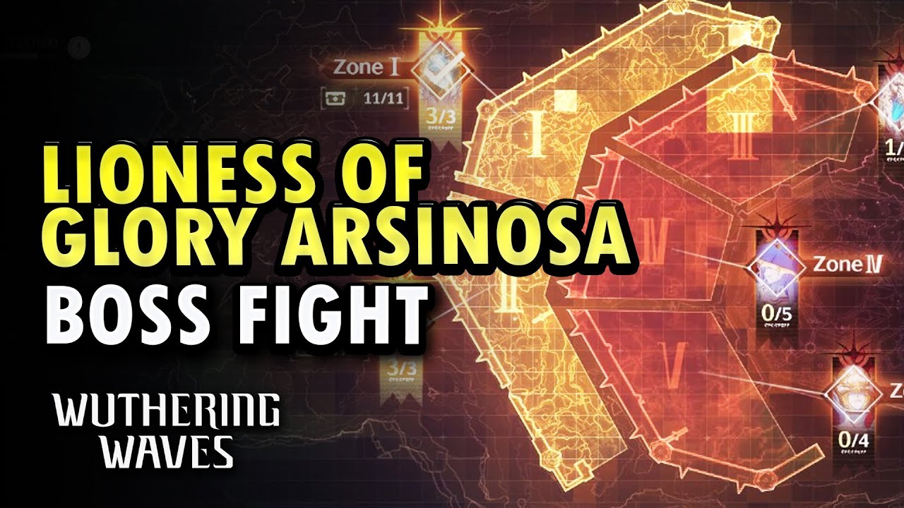 Lioness Of Glory Arsinosa (Boss Fight) | Wuthering Waves