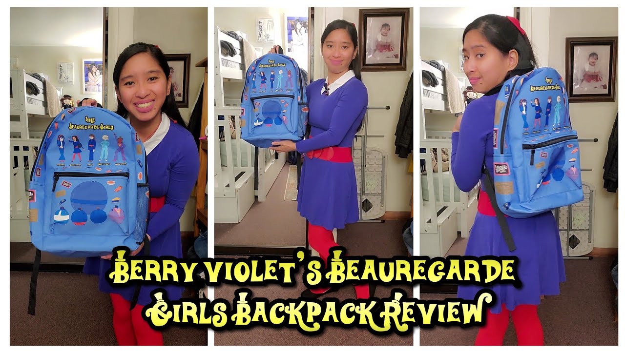Berry Violet's Beauregarde Girls Backpack Review