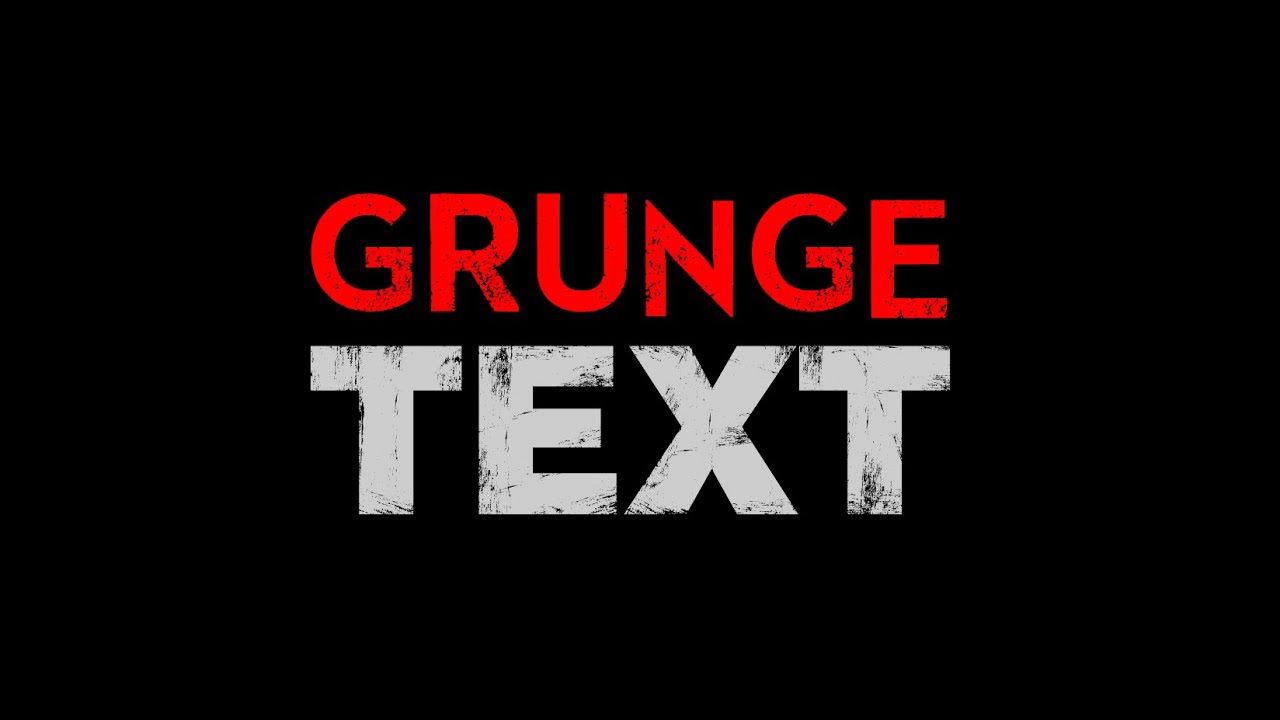 how to create grunge text effect in illustrator