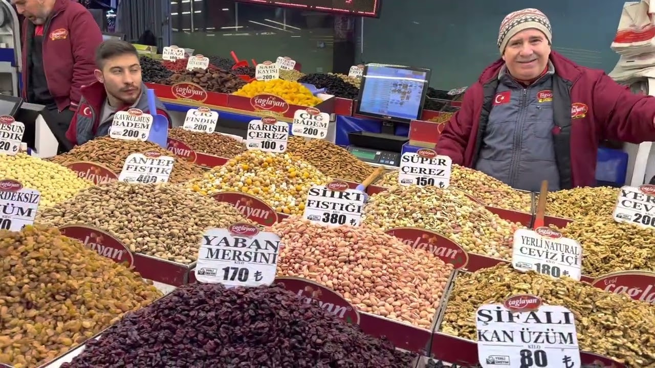 جولة تفصيلية لمعالم السوق المسقوف في  مدينة بورصة تركيا Bursa Turkey