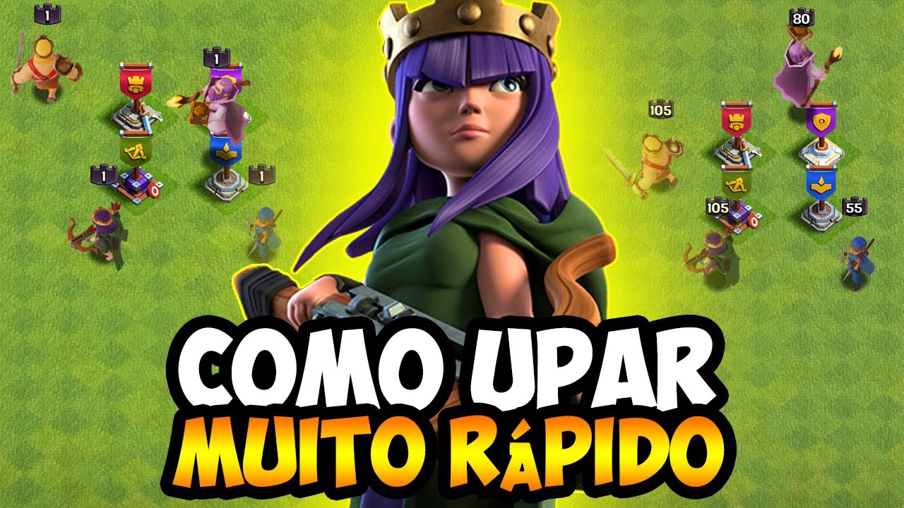 COMO UPAR OS HERÓIS MUITO RÁPIDO EM 2026 NO CLASH OF CLANS!