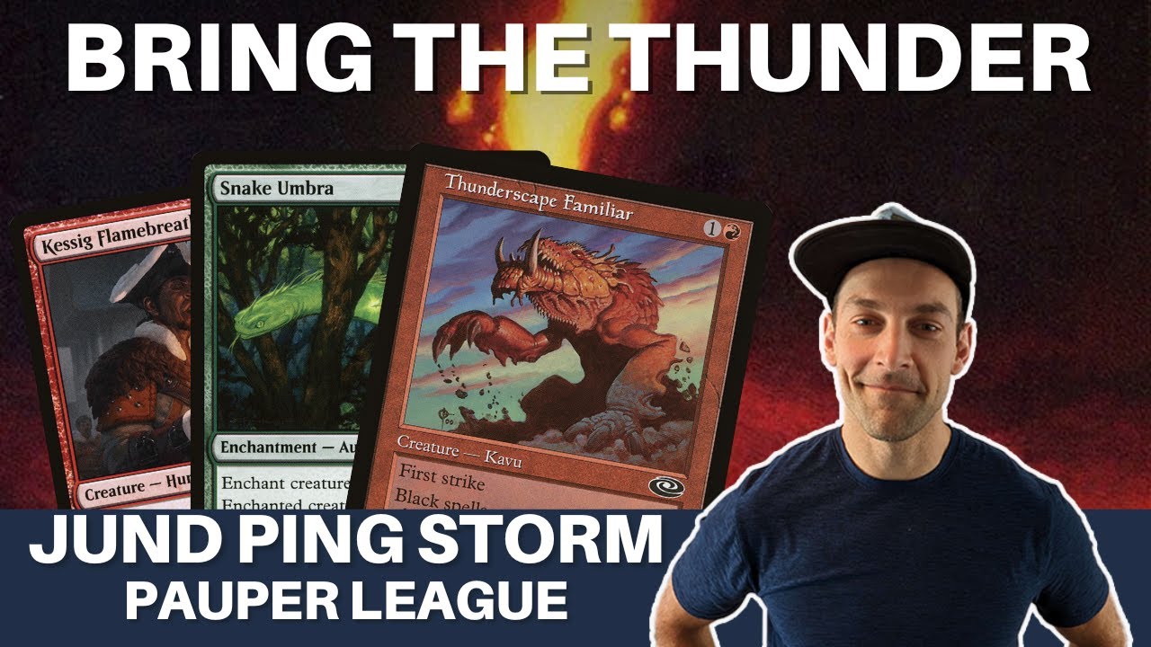 LET'S BLAST EM! Pauper storming in Jund with Thornscape Familiar and a Ping Draw Combo