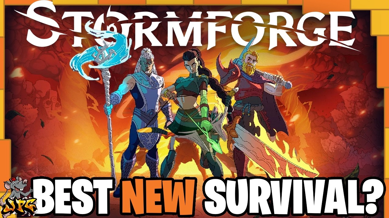 Геймплей STORMFORGE &mdash; Лучшая новая игра на выживание! Строительство базы! Глубокий крафт и фэнтез...
