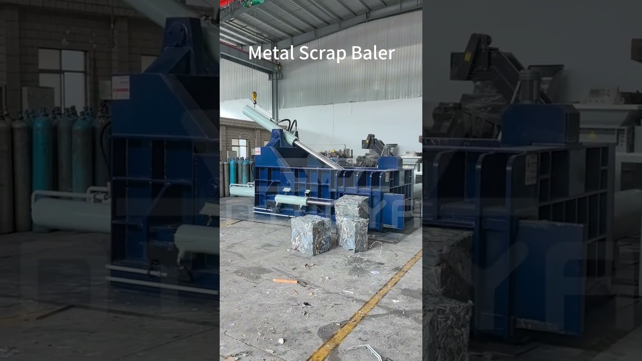 Used Hydraulic Scrap metal Baling Machine