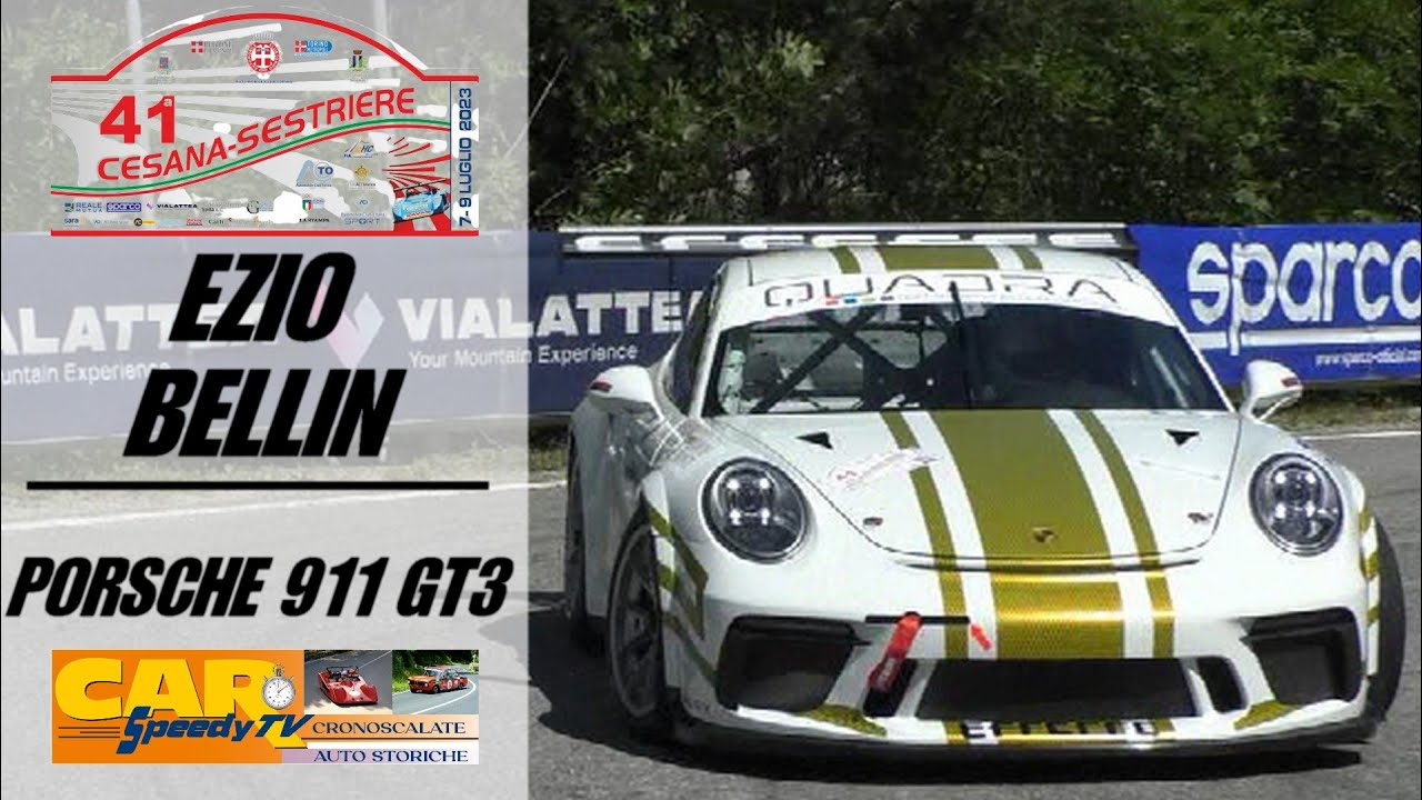 Cesana-Sestriere 2023 || Ezio Bellin || Porsche 911 GT3