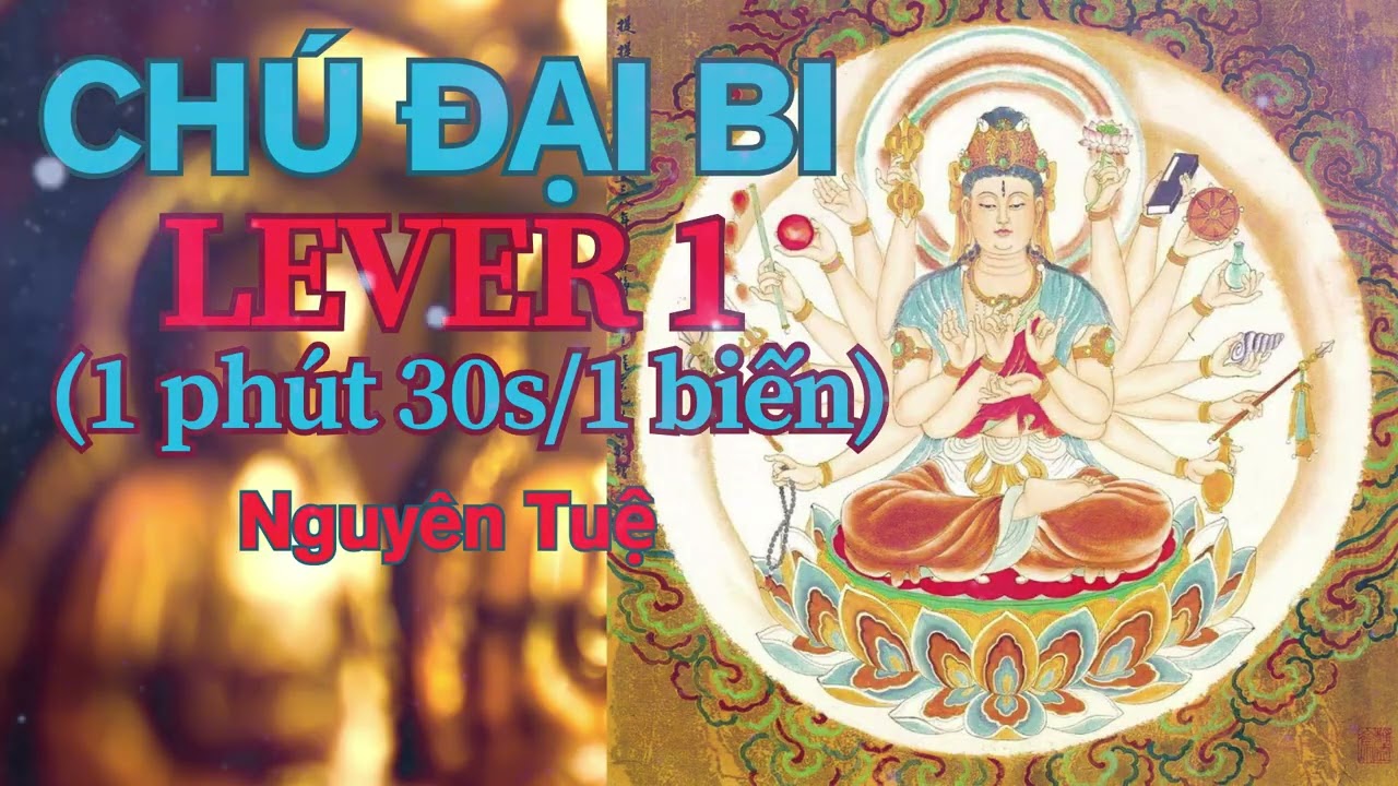 Chú Đại Bi (Luyện tập trì nhanh LEVER 1) - Học chú Đại Bi - Nguyên Tuệ