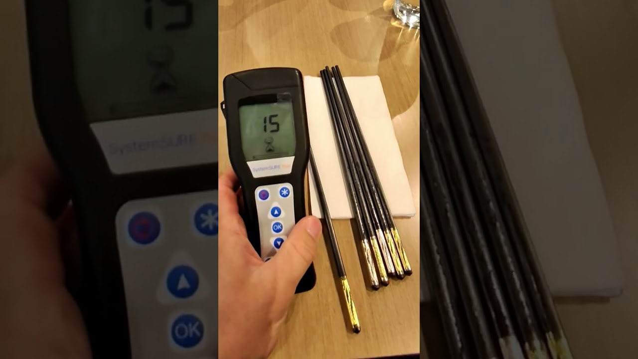 ATP Test of Chopsticks at the Restaurant 