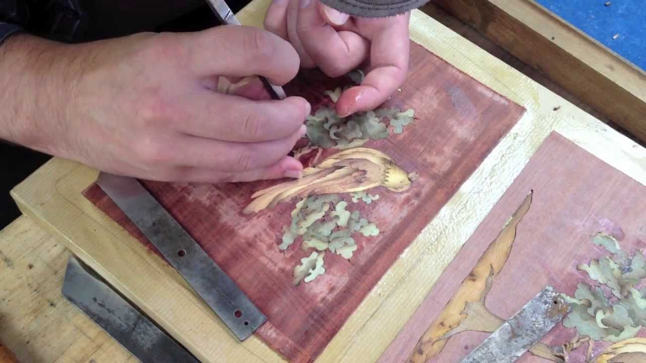 Piece by Piece Marquetry - Incrustation on Assembly Board