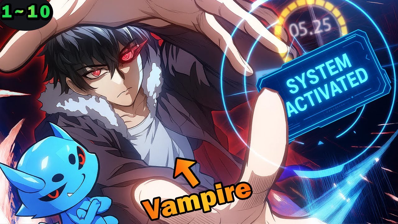 (1-10) Bullied by Everyone , Yet the Vampire System Changes His Life | Manhwa Recap 2025 (Full Pics)