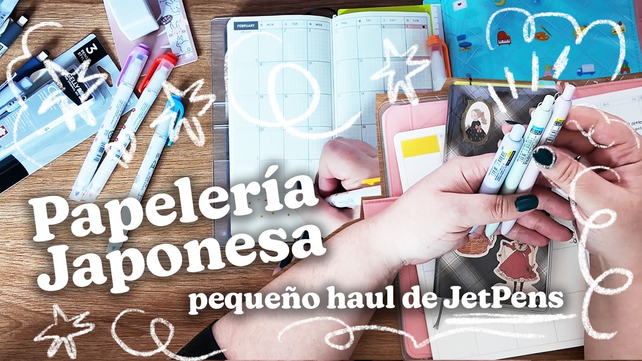 Haul pequeño de JetPens ✨ probando papelería japonesa