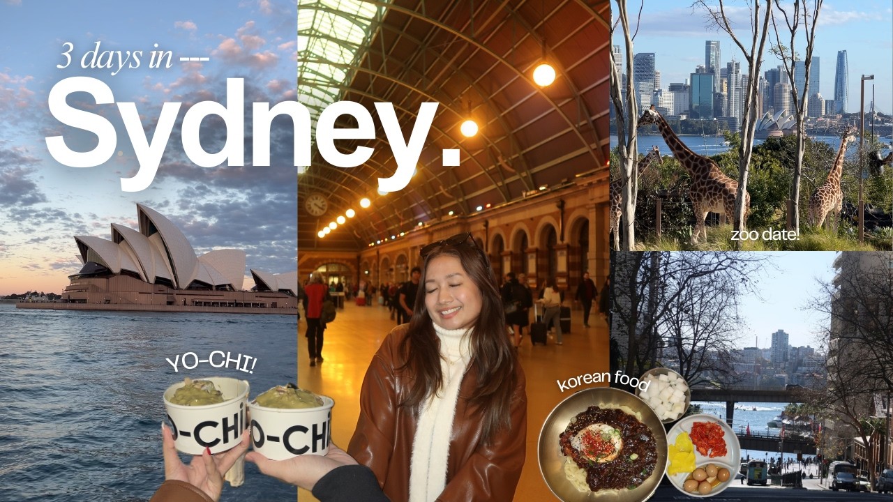 3 days in Sydney 🐨🇦🇺 zoo date, blue mountains, yo-chi, and hotel tour!