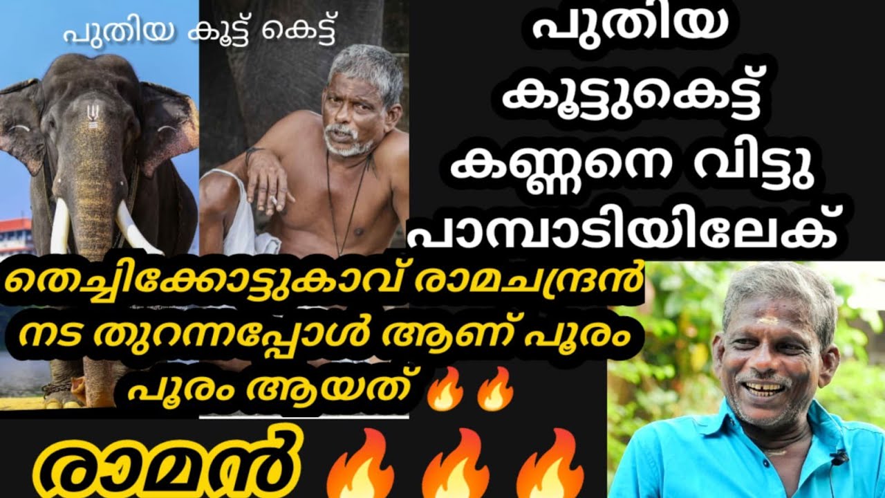 കണ്ണനെ വിട്ട് രാമകൃഷ്ണൻ ചേട്ടൻ പാമ്പാടിയിലേക് 😂😂 തൃശൂർ പൂരം മൂന്നു ദിവസം ആക്കിയത് രാമൻ തന്നെ 🔥🔥🔥🔥
