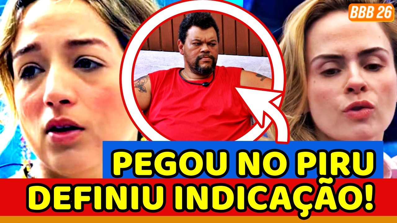 💥🔥BBB26 AGORA! Samira DEFINE INDICAÇÃO e DISCURSO É PATÉTICO; Babu e GRAVE ACUSAÇÃO; PAREDÃO DO CAOS
