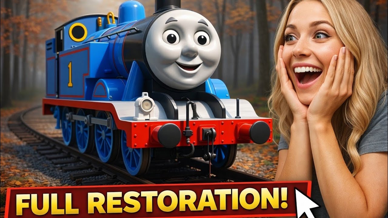 ASMR Restoration | Abandoned Thomas Train Fully Restored to Brand New!#fullrestoration 