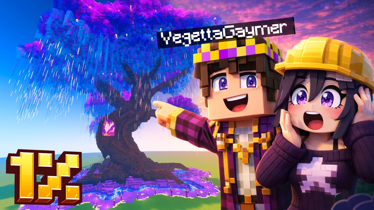 DÍA 2 CREANDO EL ÁRBOL NOCTURNO PARA VEGETTA777 EN #DIOSESMC | Minecraft Survival con Suscriptores