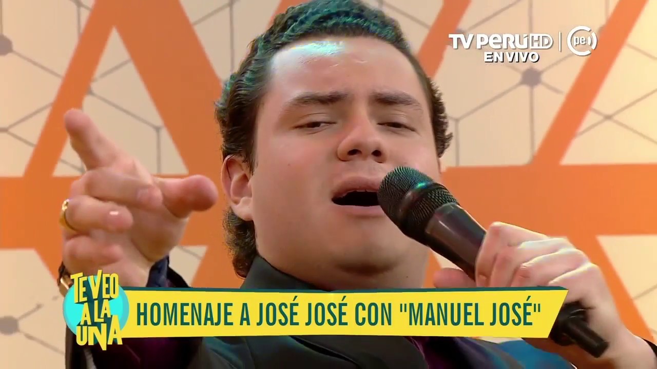 Te veo a la una (TV Perú) - Tributo a José José con el gran 