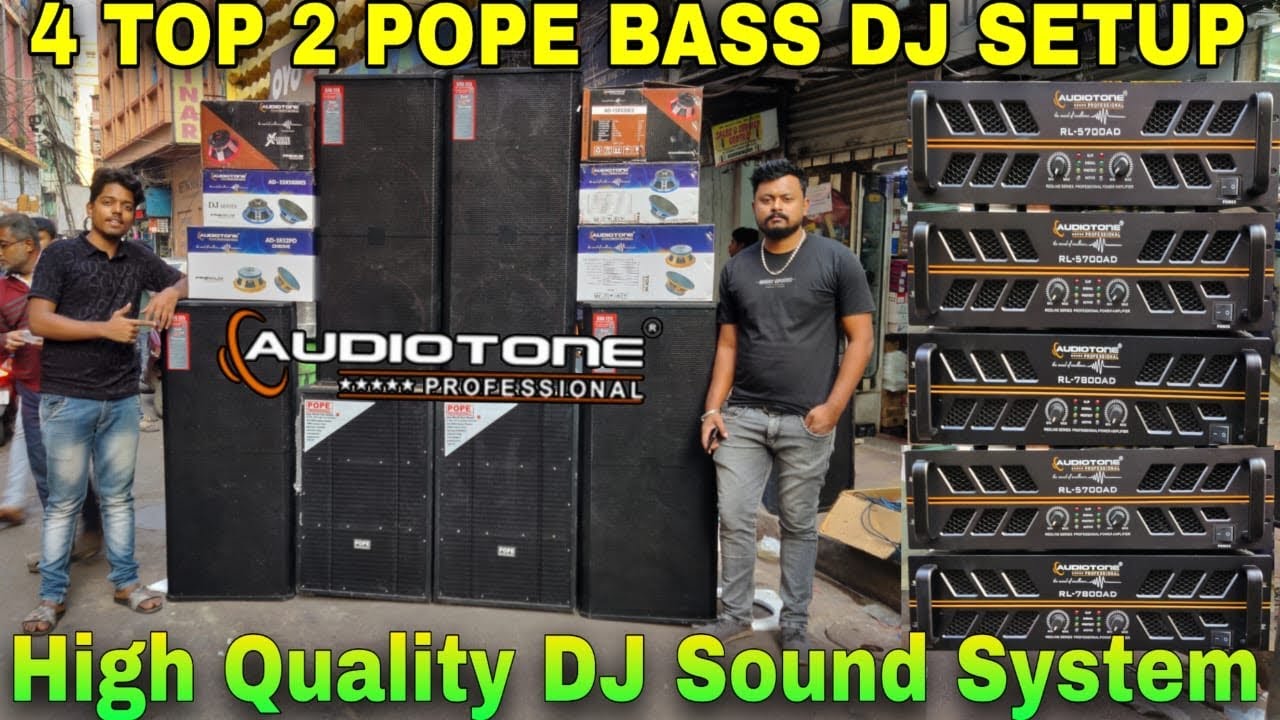 Audiotone dangerous Sound Dj Setup 4Top 2Pope Bass Holi Offer Price At S.K.ELECTRONICS